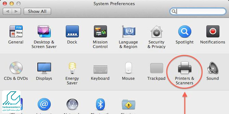 تغییر IP دستگاه کپی macOS